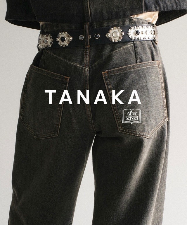 TANAKA x After School  / ST-245AS-DBK EXCLUSIVE BOY JEAN TROUSERS (DUSTY BLACK)