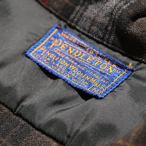 M 60s モスグリーン Pendleton Board Shirt ペンドルトン ボードシャツ