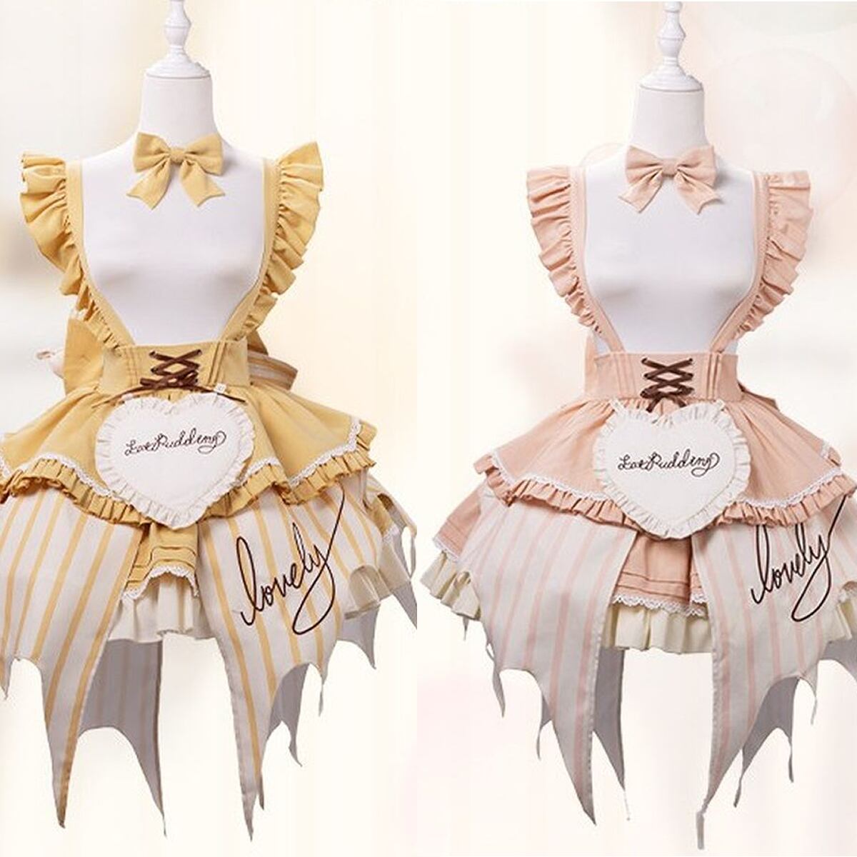 ロリィタセットアップ ストライプティアードロリィタセットアップ：トップス | Maiden's Rêve