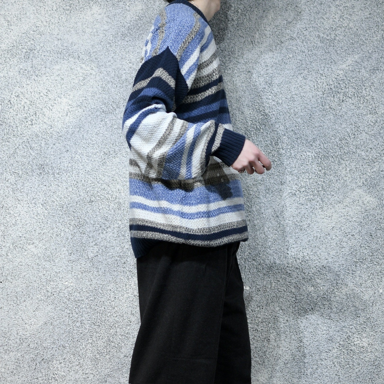 Jantzen border pattern cotton knit