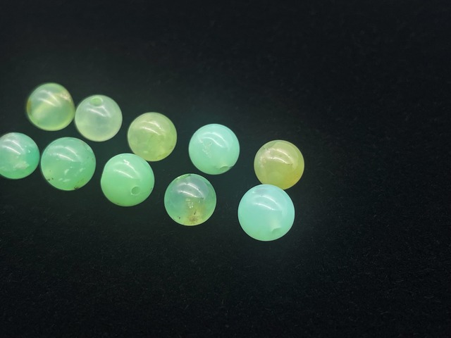 ハンドメイドビーズ素材セット（クリソプレーズ）