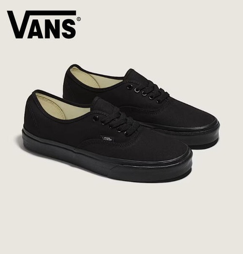 VANS ヴァンズ オーセンティック メンズ スニーカー 定番 AUTHENTIC Black/Black VN000EE3BKA
