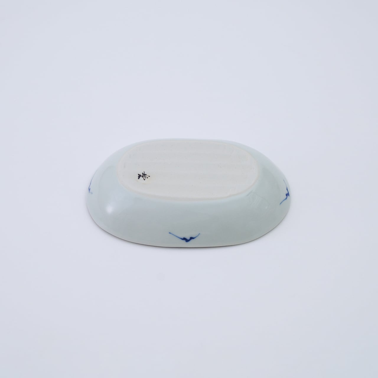 染付伊万里牡丹小判皿（小） | 福珠窯ファクトリーショップ