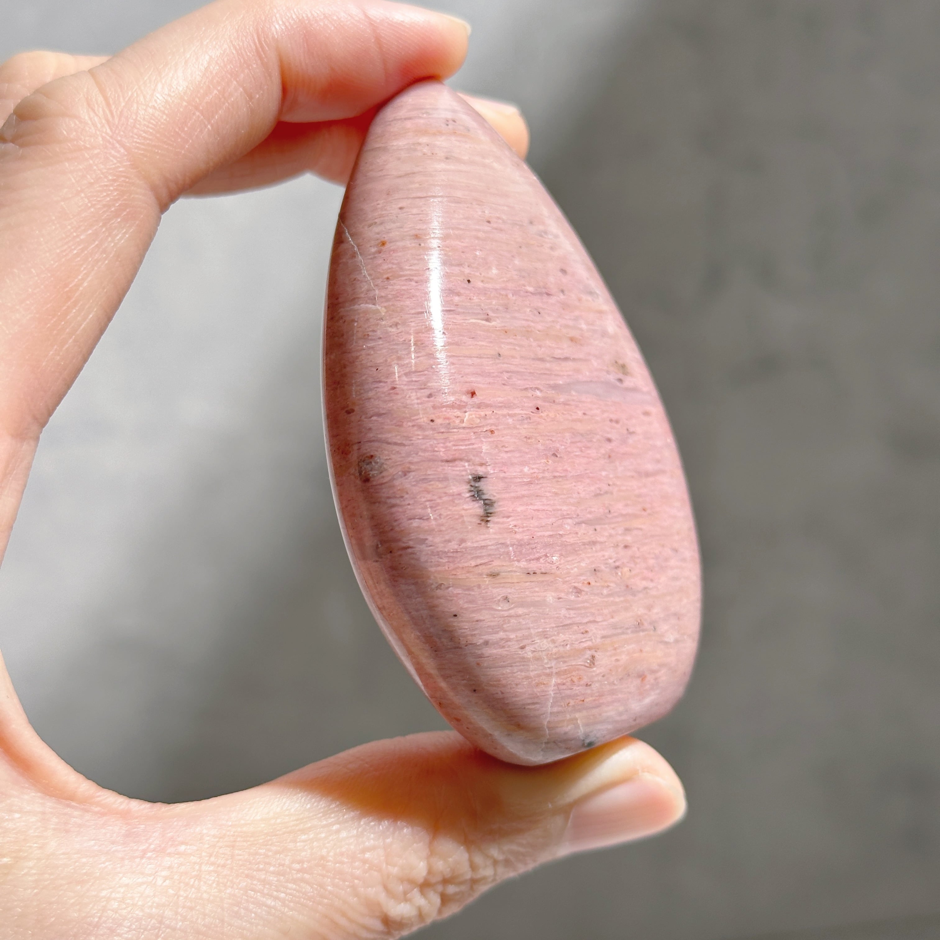 ピンクペトリファイドウッド しずく型12◇Pink Petrified Wood
