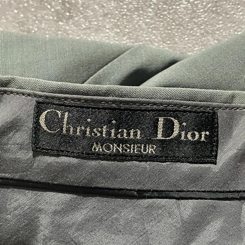 80s Dior Monsieur スラックス グリーン 日本製 【W32】 詳細写真3