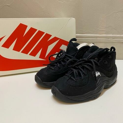 Stussy×NIKE ステューシー×ナイキ Air Penny 2 Black size5.5 美品 スニーカー ミッドカット【代官山11】 |  ブランド古着Brooch powered by BASE