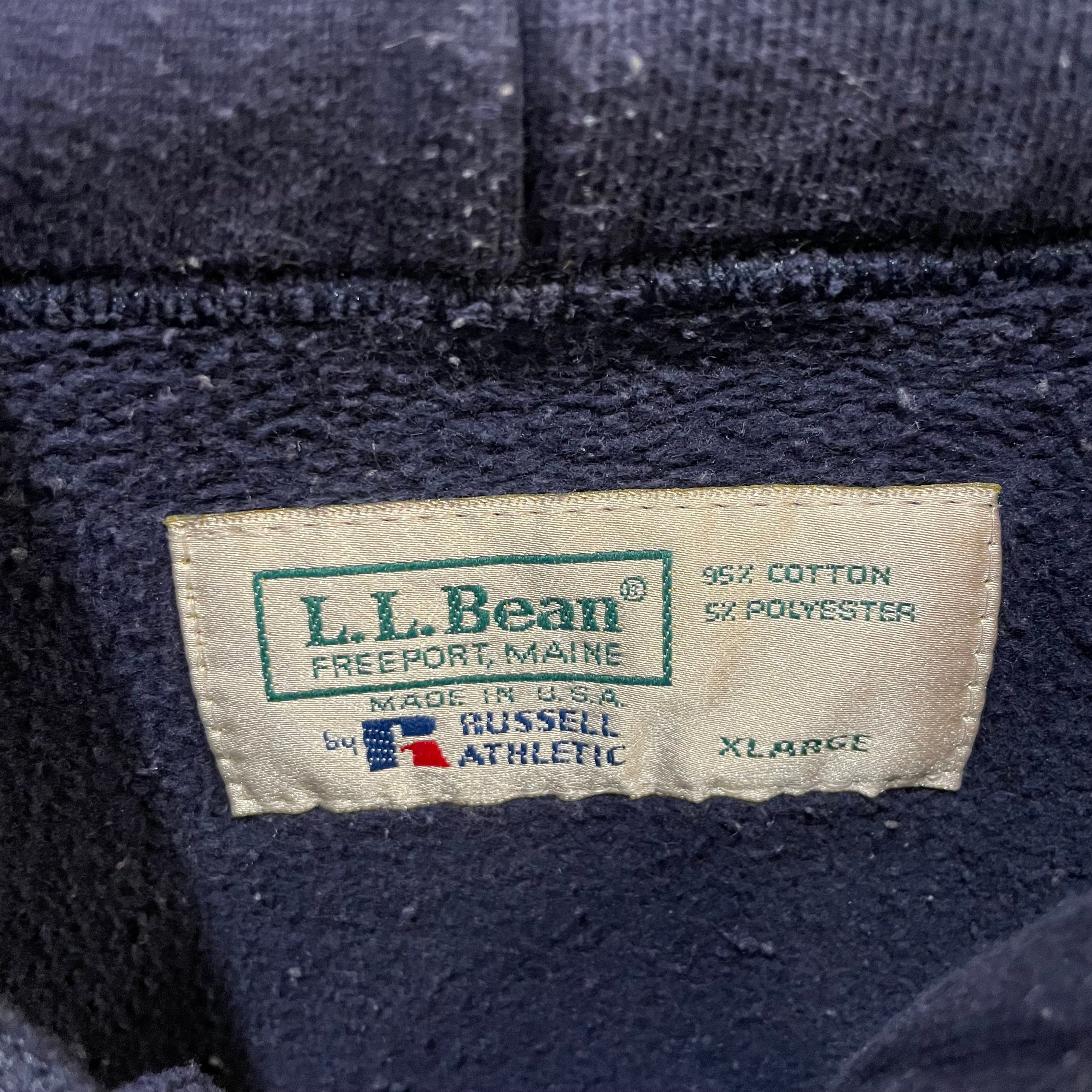 90s L.L.Bean by RUSSEL ATHLETIC Sweat Hoodie USA製