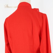 フラメンコ 衣装 トップス ブラウス レッド系 赤 長袖 フリル ボランテ ドセデルフラメンコ docedelflamenco 軽い レース ダンス 舞台 パーティ 発表会 フリルブラウス 柔らかい素材 動きやすい 衣装用 トップスLサイズ おしゃれ クラシック エレガント きれいな色 軽やか フェスティバル ステージ衣装 コンサート用 レディースファッション