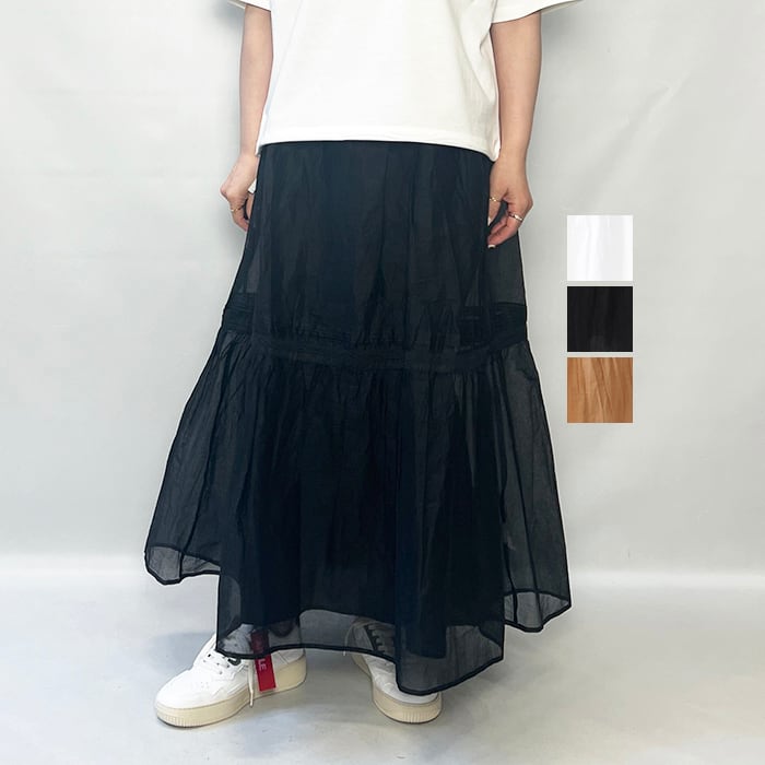 新品⭐︎MARILYN MOON sheer starched cotton SK MARILYN MOON/マリリンムーン | BIEN MORE Net Store ファッション