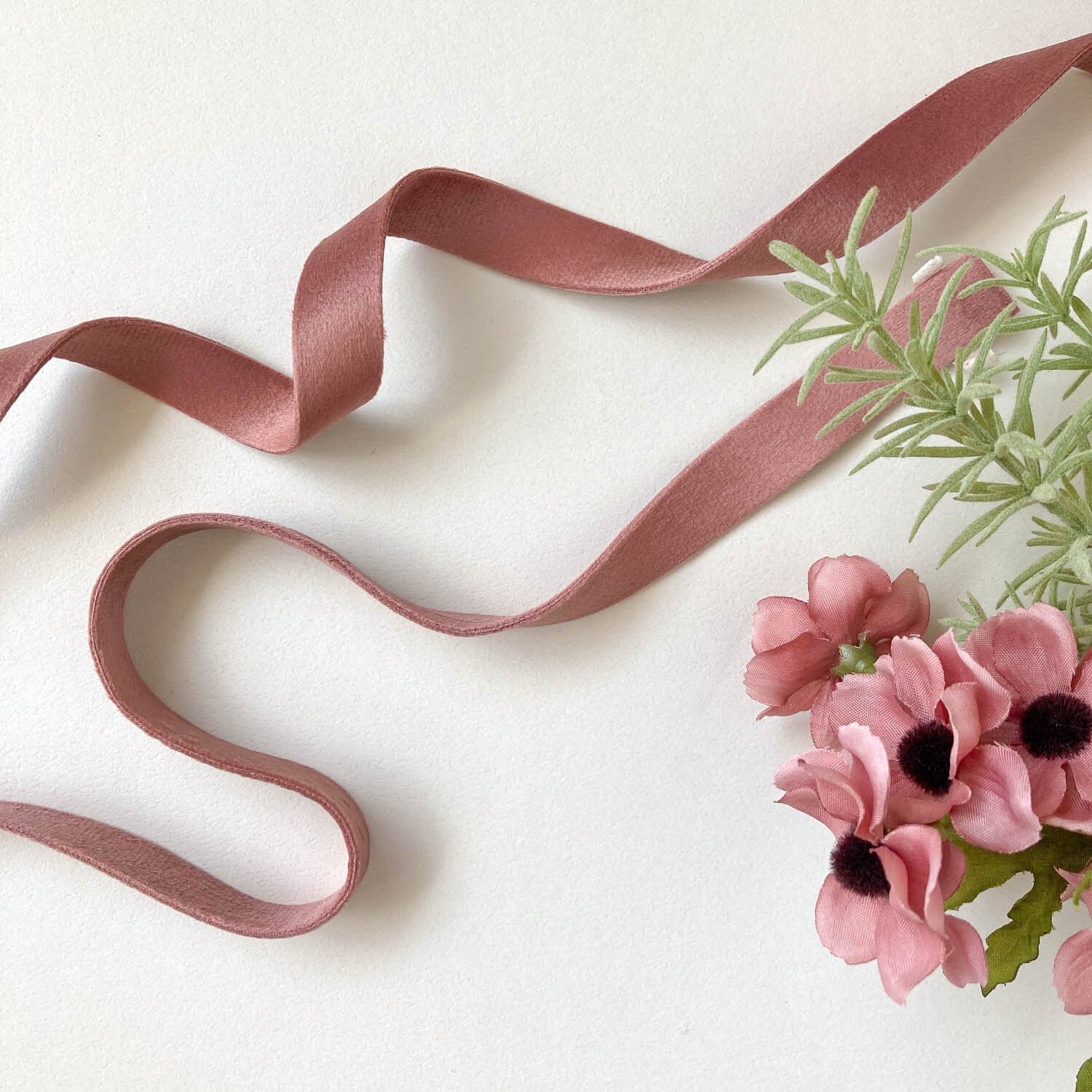 再入荷〉ダブルフェイスベロアリボン（50cm〜） | Dua-アクセサリー