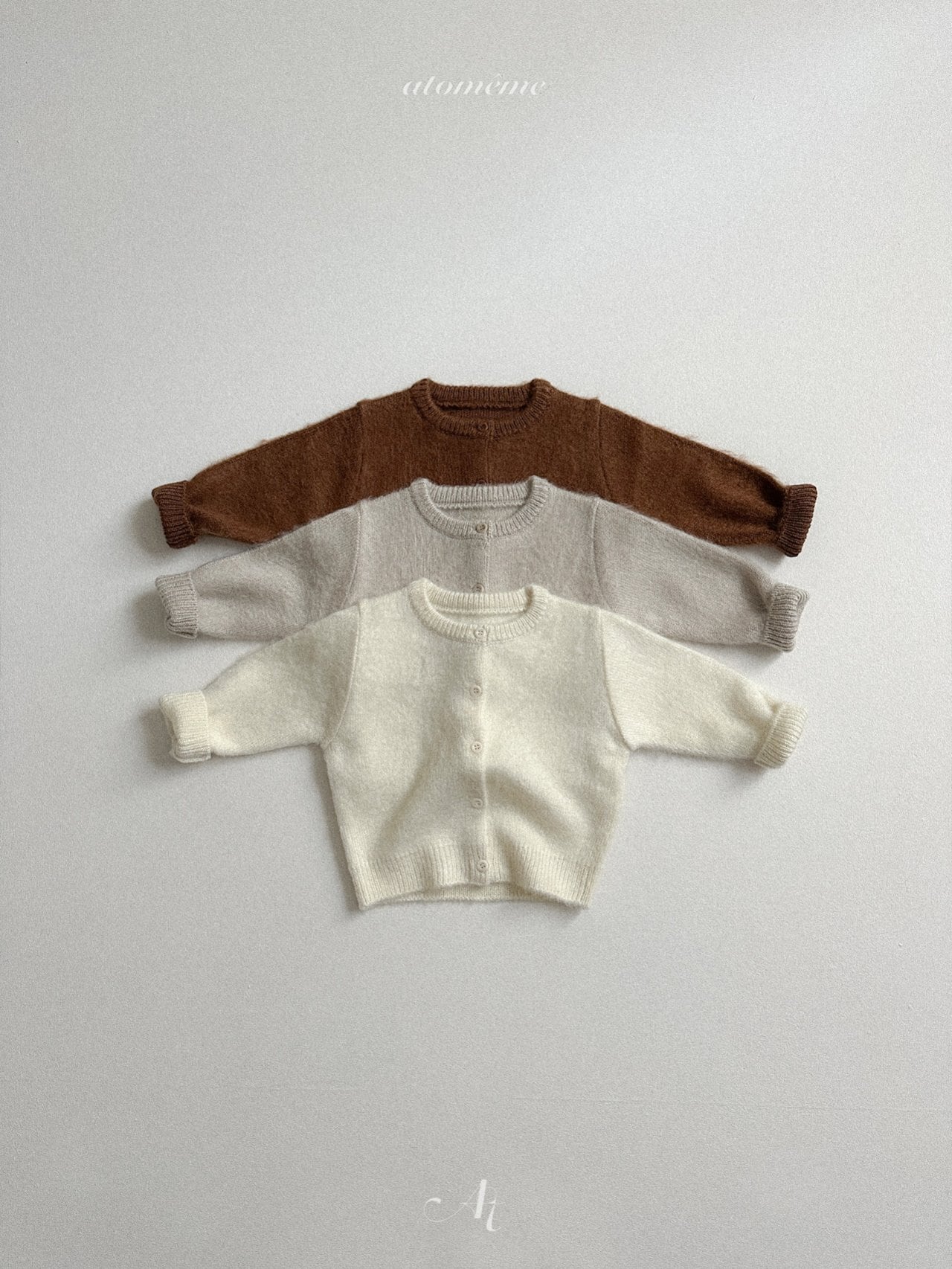 brush knit cardigan【atomeme】※予約商品