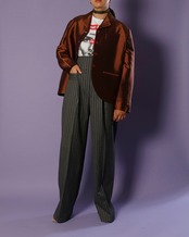 1990's  Romeo Gigli / Wool Silk Suit
