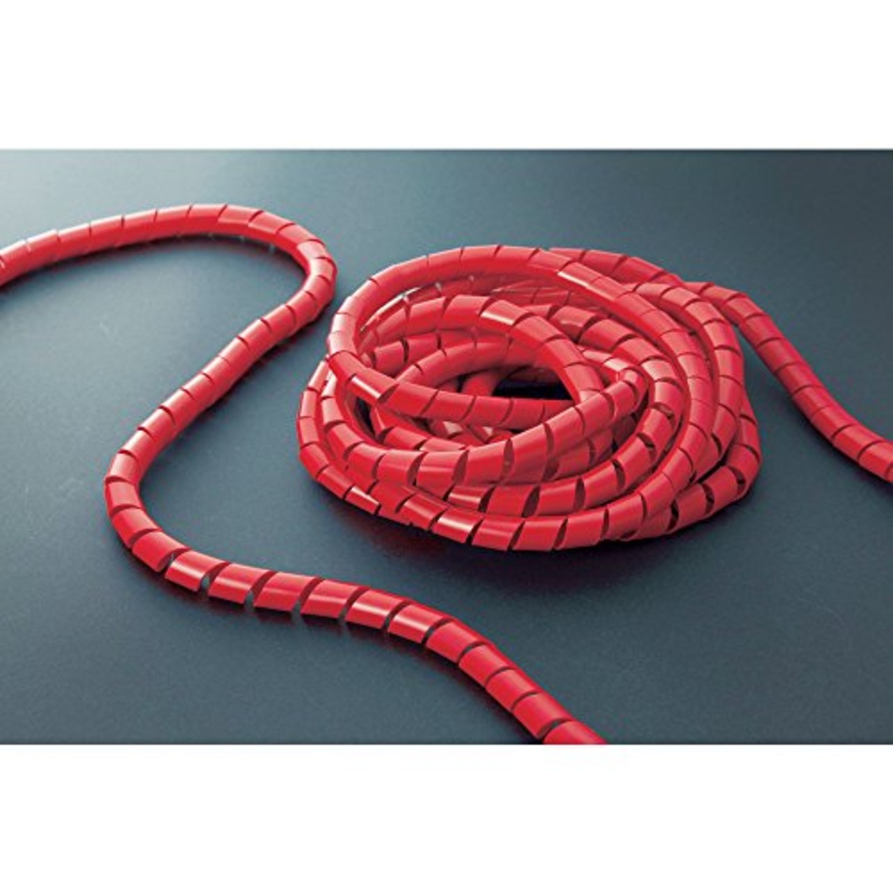 TRUSCO(トラスコ) スパイラルチューブ10m 結束径1.5~10.0 赤 TSP3R