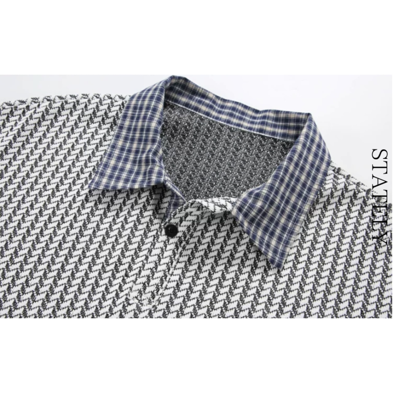 Check Collar ポロ/3color_T303・画像7