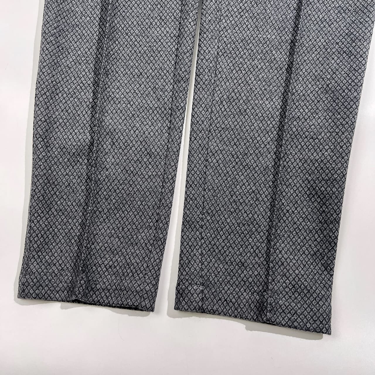 G-stage ジーステージ ダイヤ総柄 センタークリース スラックスパンツ ボトムス サイズ 44 /メンズ/グレー系/ジェノ