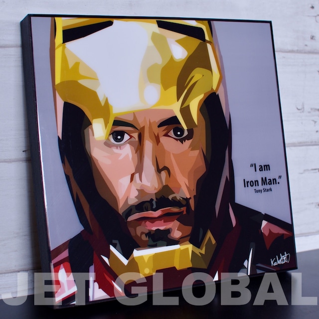 トニースターク（アイアンマン）/ TONY STARK VER.1 / Lサイズ 52cm / PAPMA_0037