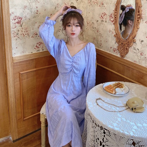 ✞ スリーブVネックロング★スカート スウィート ✞ゴスロリ SM ミリ 甘ロリ クラロリ 和ロリ エレガント 黒ロリ 姫ロリ 華ロリ BB-BB77141358393