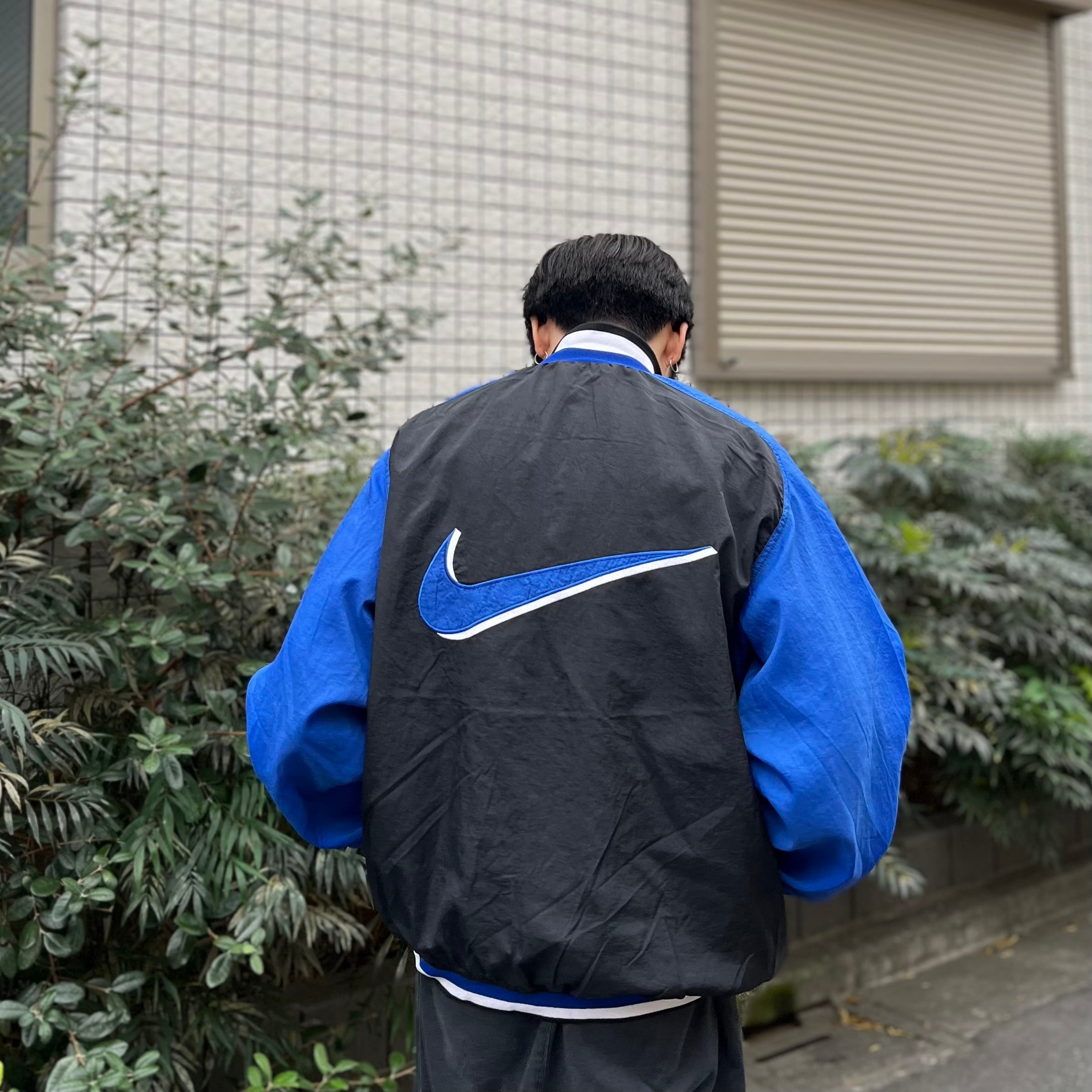 size:L【 NIKE 】ナイキ スウォッシュ ナイロンジャケット ハーフ ...