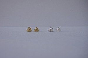 〈Brass/Silver925〉heart pierce