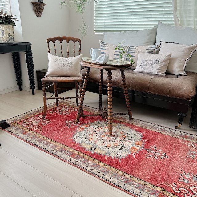 トルコ ヴィンテージラグ TR002 | ギュネイ | 95cm × 209cm