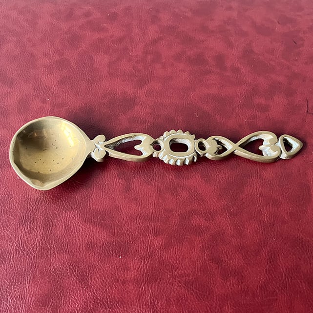 真鍮 壁飾りラブスプーン