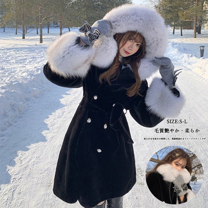 ☆本毛皮☆ブルーフォックスリアルファーコート☆レディース☆ 熱っぽい 