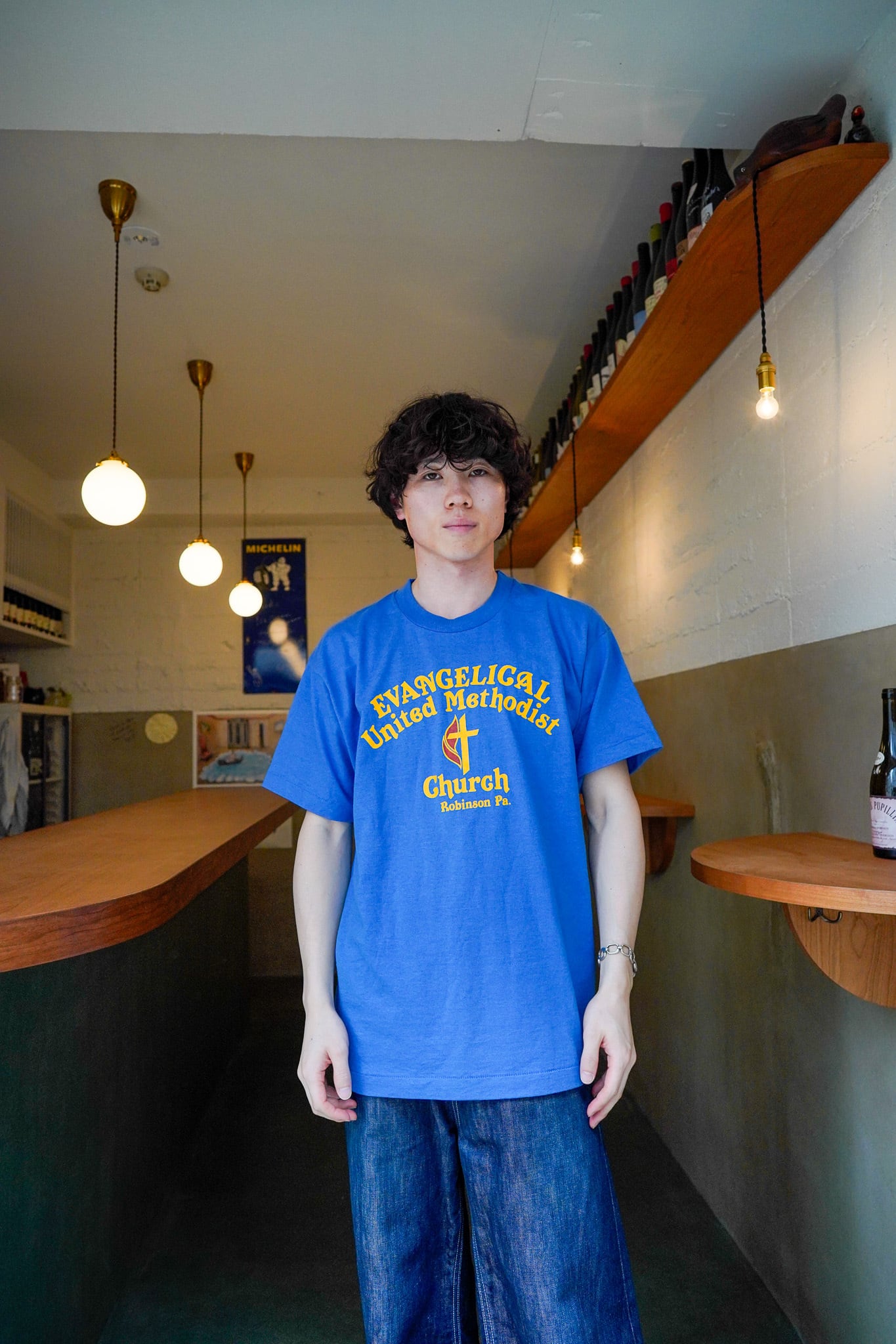 【1990s】"Best FRUIT OF THE LOOM" Made in USA Souvenir Church Printed T-shirts / 6-105