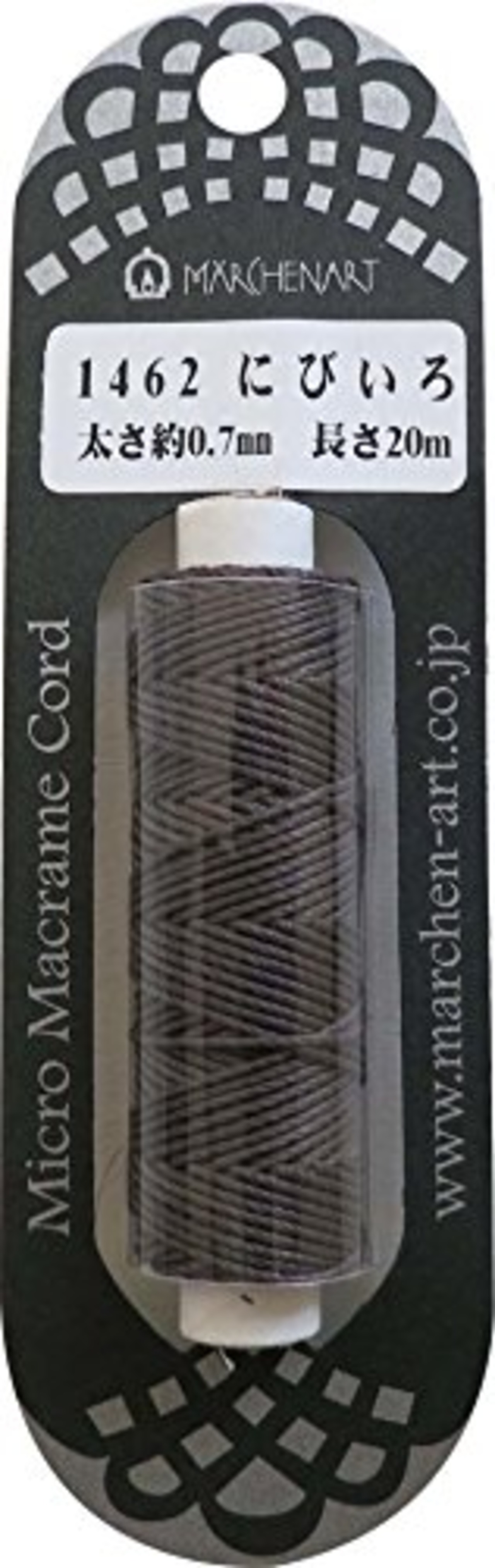 メルヘンアート マイクロマクラメコード Col.1462 にびいろ 20m