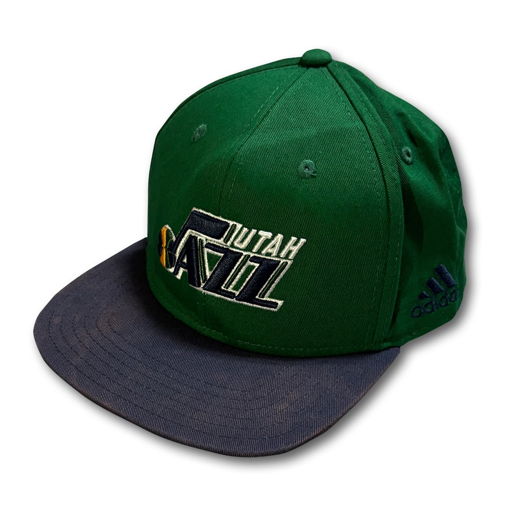 Utah Jazz Logo Embroidered Youth Cap. adidas