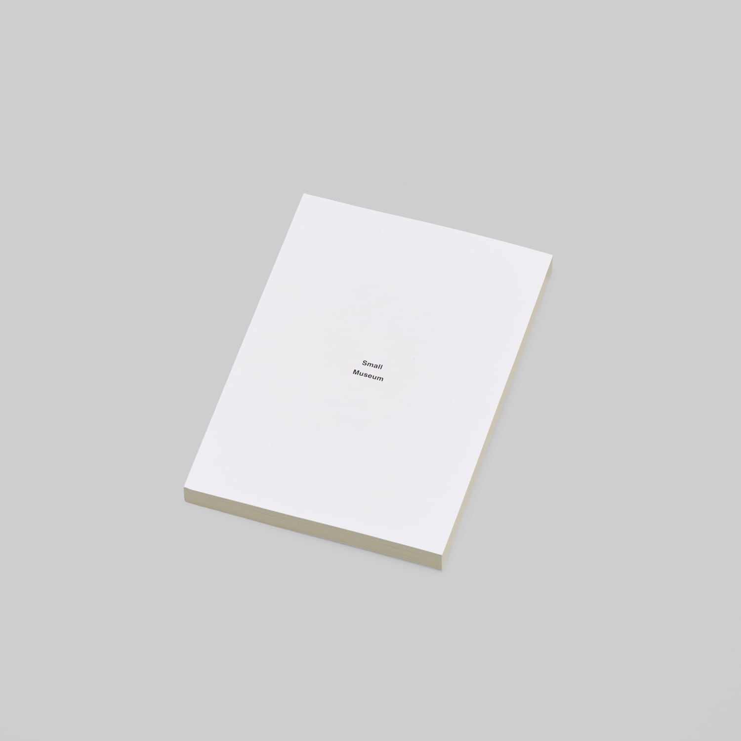 Small Museum Notebook