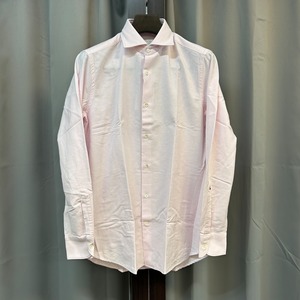 "未使用品" GLANSHIRTS COTTON STRIPE SHIRT《37, 38, 39, 40, 41》