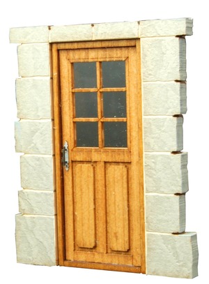 【在庫処分】Cobaanii mokei工房 コバアニ模型工房 1/35 フロントラインシリーズ ヨーロッパの家のドアC 組立キット FS-015