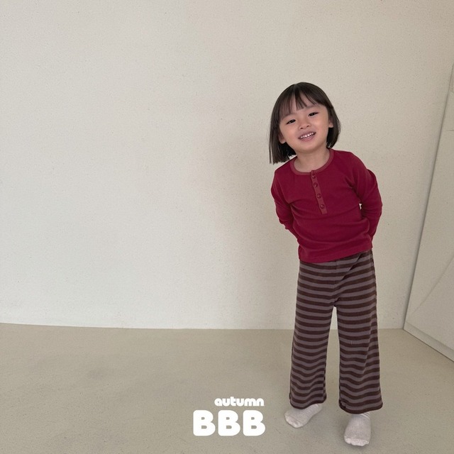《予約》送料無料【Bella bambina】Stripe Pants