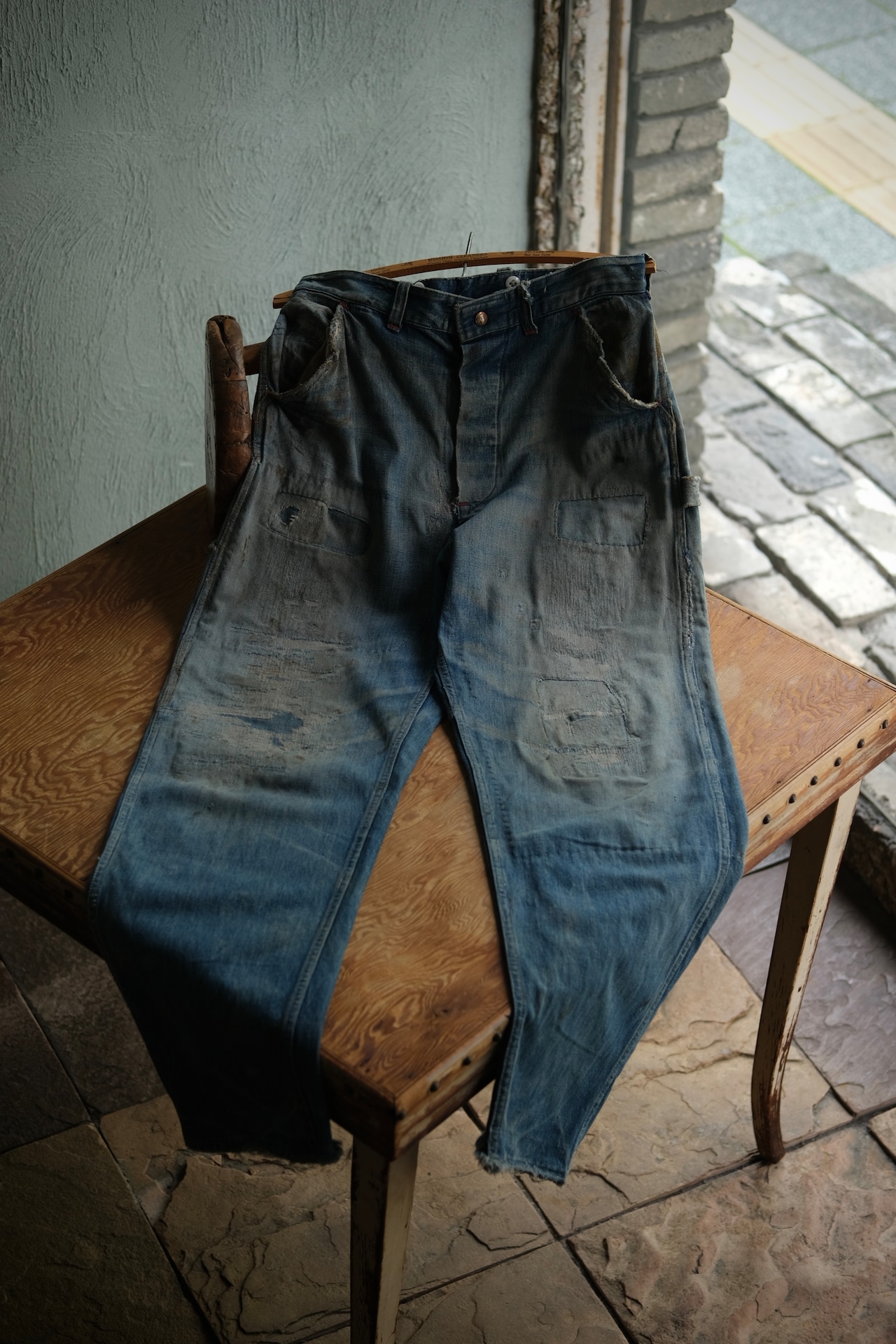 Utah/40's "Power house" denim painter pants