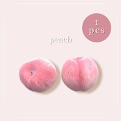"即納"Peach[1pcs]：ピーチ 桃 モモ   造花 フェイク フルーツ  飾り  撮影小物