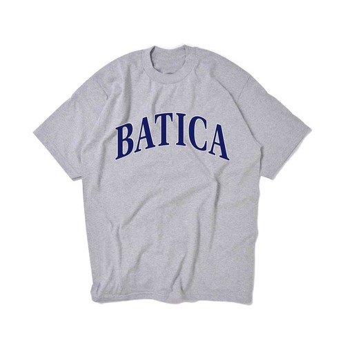 受注予約：BATICA COLLEGE LOGO T-SHIRT GRAY × NAVY