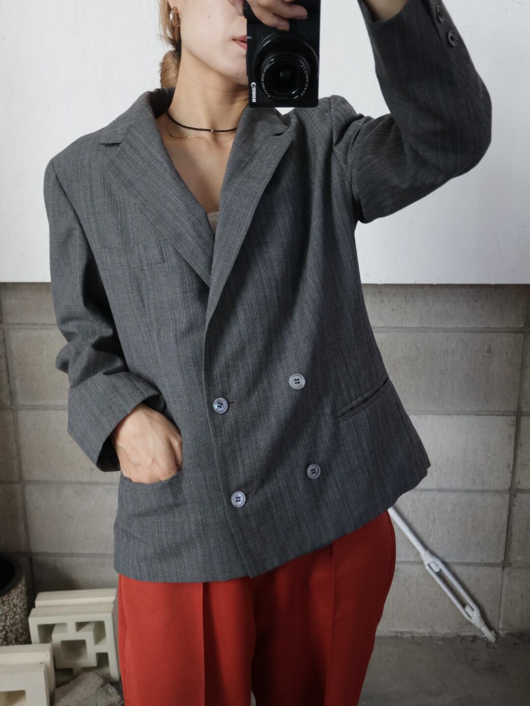 <vintage>“brooks brothers“ compact jacket