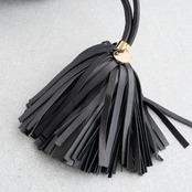 ロエベ フラメンコ ミディアム ヴィンテージ ブラック ラムスキン レザー