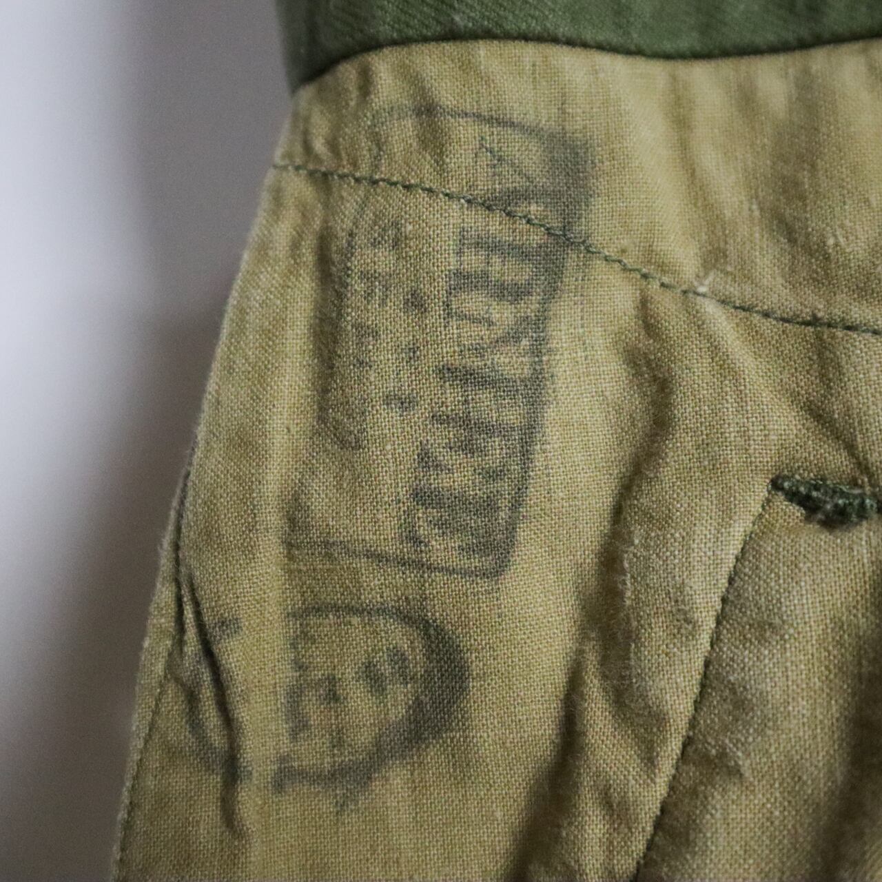 50's FRENCH ARMY M-47 TROUSERS SIZE33 前期 M47 カーゴパンツ | CADAL8