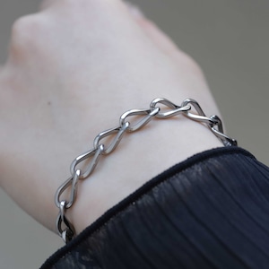 316L simple chain bracelet #b19