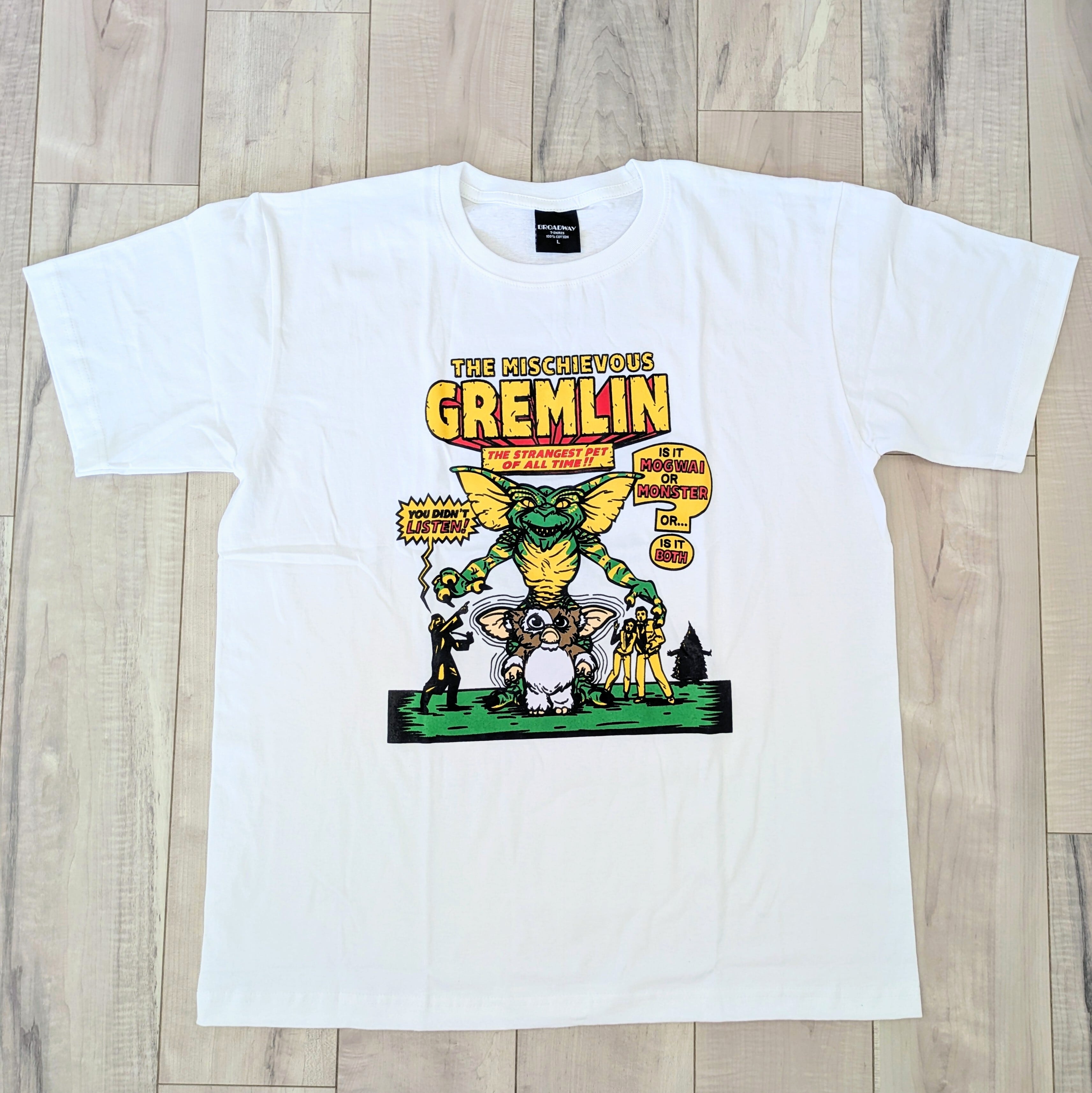 ♧ 再入荷！【グレムリン（Gremlins）ストライプ&モグワイ 】映画Tシャツ/Tシャツ〚アメリカン雑貨 アメトイ〛