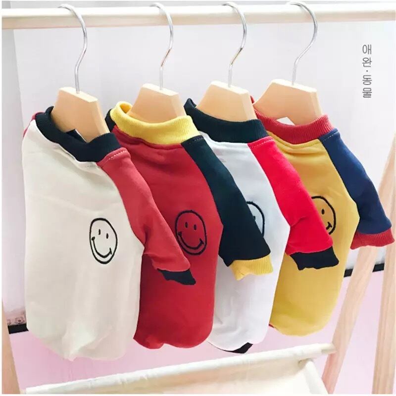 ニコちゃん カラフルロンT トップス 犬服 ドッグウェア ペット服