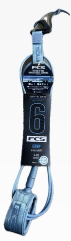 FCS 6'CompEssential Leash Tranquil Blue