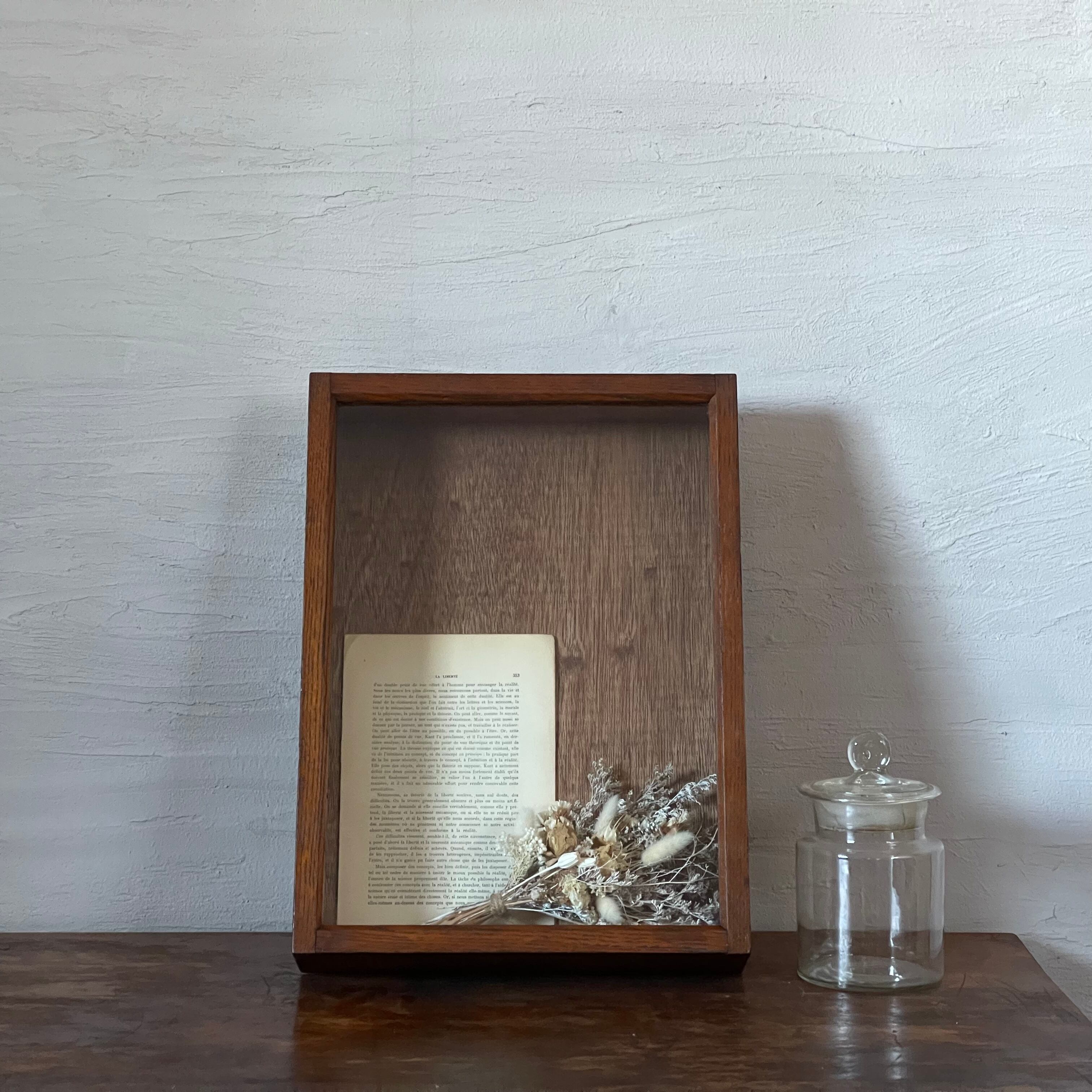 古いガラスケース