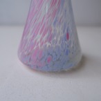 パステルブルーとピンクの花瓶