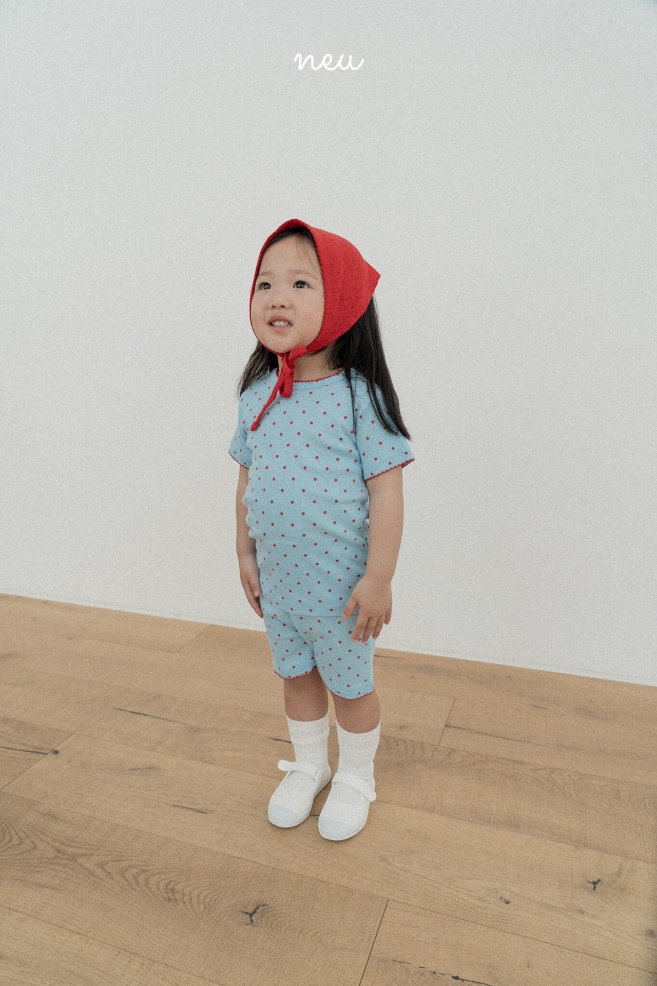 【取寄/韓国直送】Neu 26/SM ドットピンタックゴートTシャツ|夏服|韓国子供服