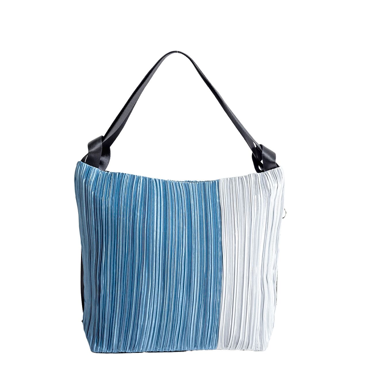 カラフルプリーツバイカラー2WAYリュック(DSP-905)#208ジェイブルー