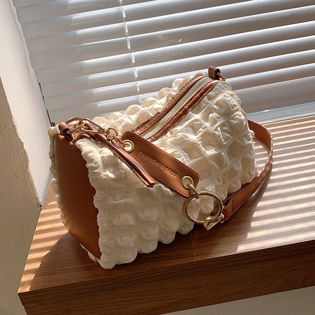 オータムウィンターカジュアルショルダーバッグ 秋物 冬物 メッセンジャーバッグ 手作りハンドバック7229634648