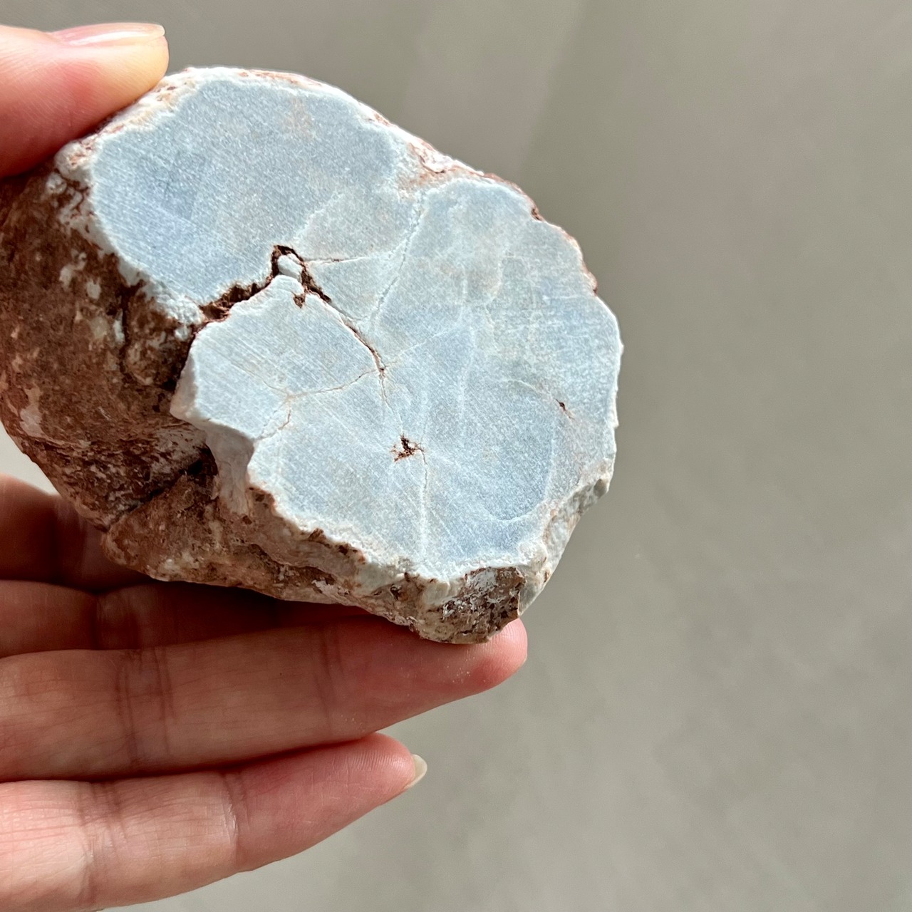 エンジェライト*ハーフポリッシュ0640*天然石カービング*天然石インテリア*置き物