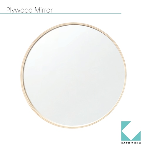 KATOMOKU plywood mirror km-91N ナチュラル 362mm